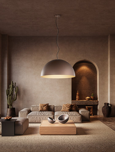Perenz Steel - sospensione in metallo bicolore (grigio/marrone e oro) Perenz Lampade a sospensione
